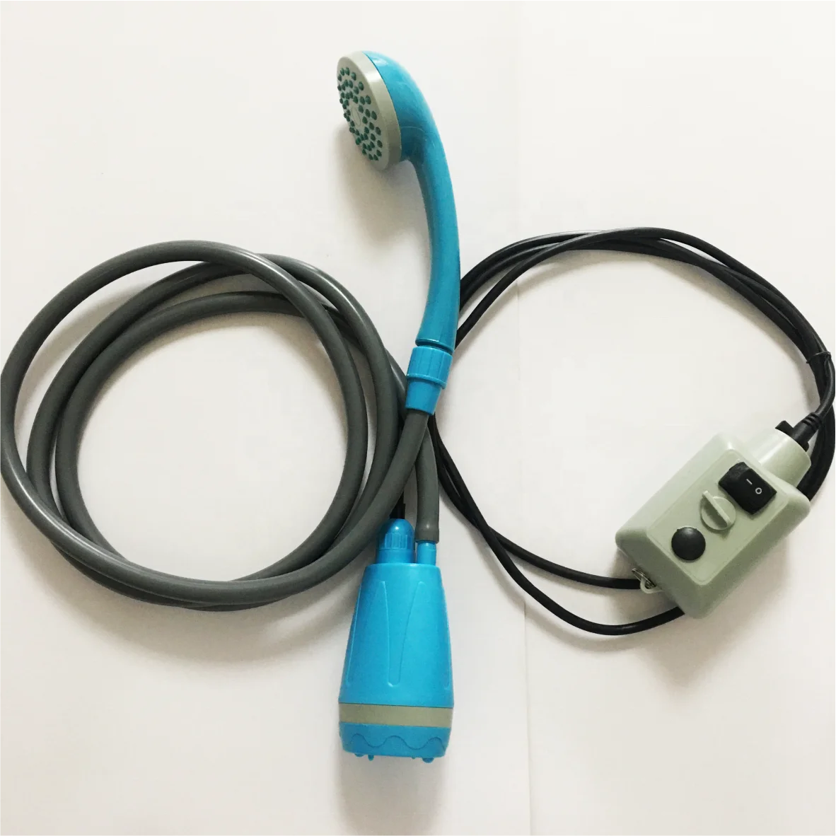 USB portable camping pressure shower for car and pet  rechargeable  Water Pump Shower set with bucket
