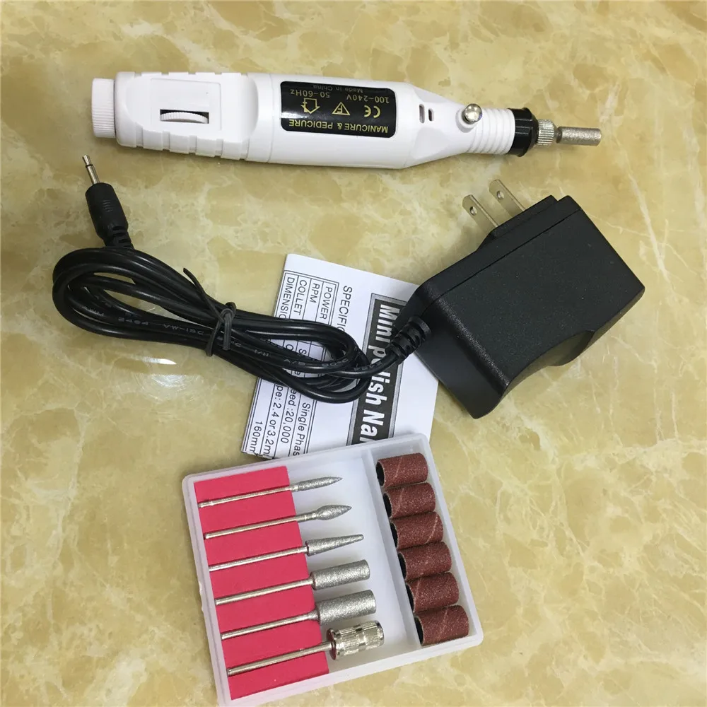 
NA065 Professional Electric Nail Drill Manicure 20000RPM Sanding Nail grinding tool 