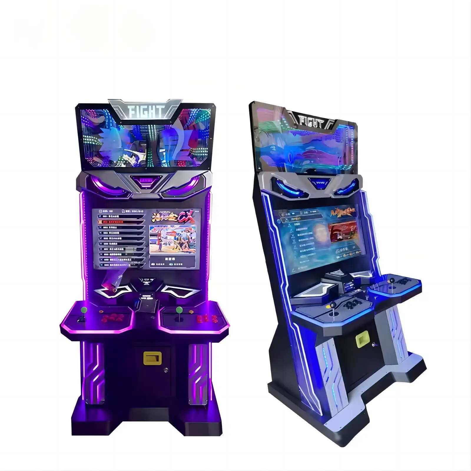 Classic Retro Combat Game Machine Coin Operated Console Button Fighting Game Machine For Walking Street