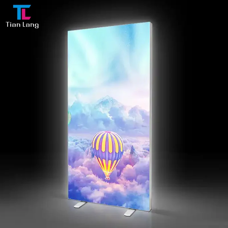 TianLang Lightbox For Poster Snap Frame Led Marketing Fabric Led Light Boxes Pvc Ightbox Stand Painting Acrylic Led Light Box