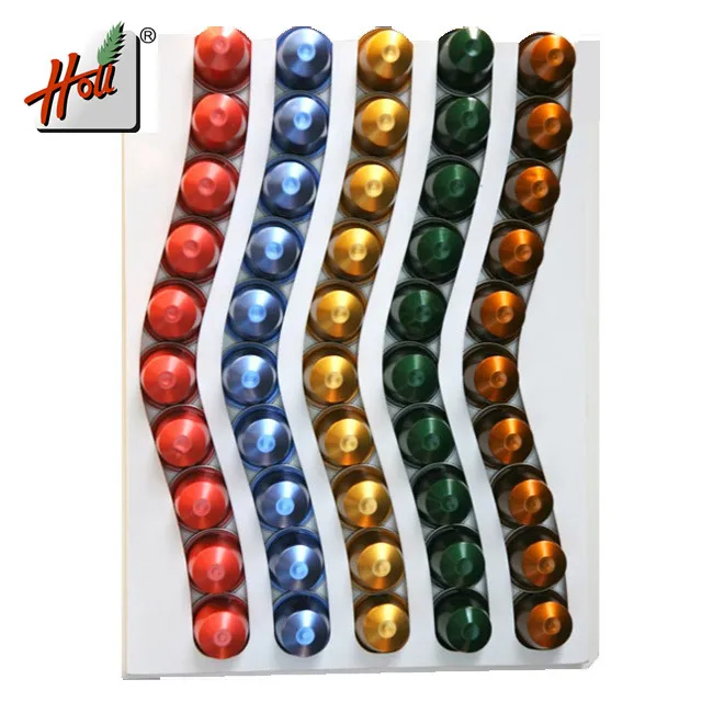 HOU hot-sale wall-mounted  Nespresso pods storage coffee capsule holder