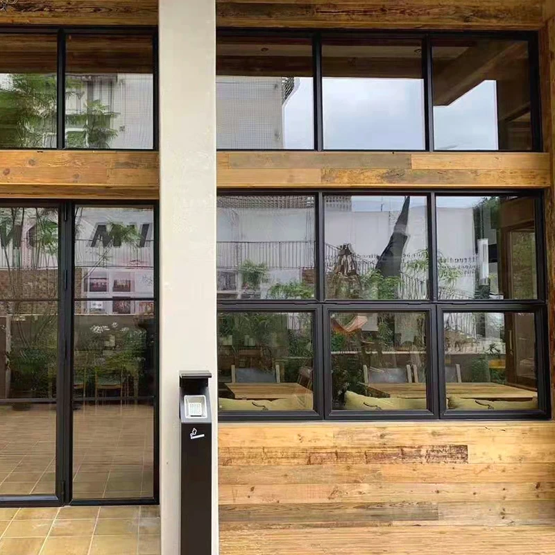 Slim Thermal Break Custom Outswing Window for Housing French Style Awning Window