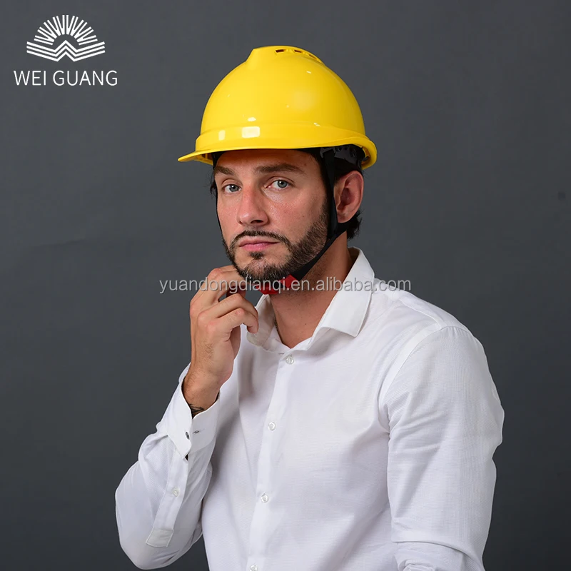 Wholesale Industrial Hard Hats Construction Safety Helmets ABS Shell Protection  Engineering Customizable OEM Helmets with LOGO