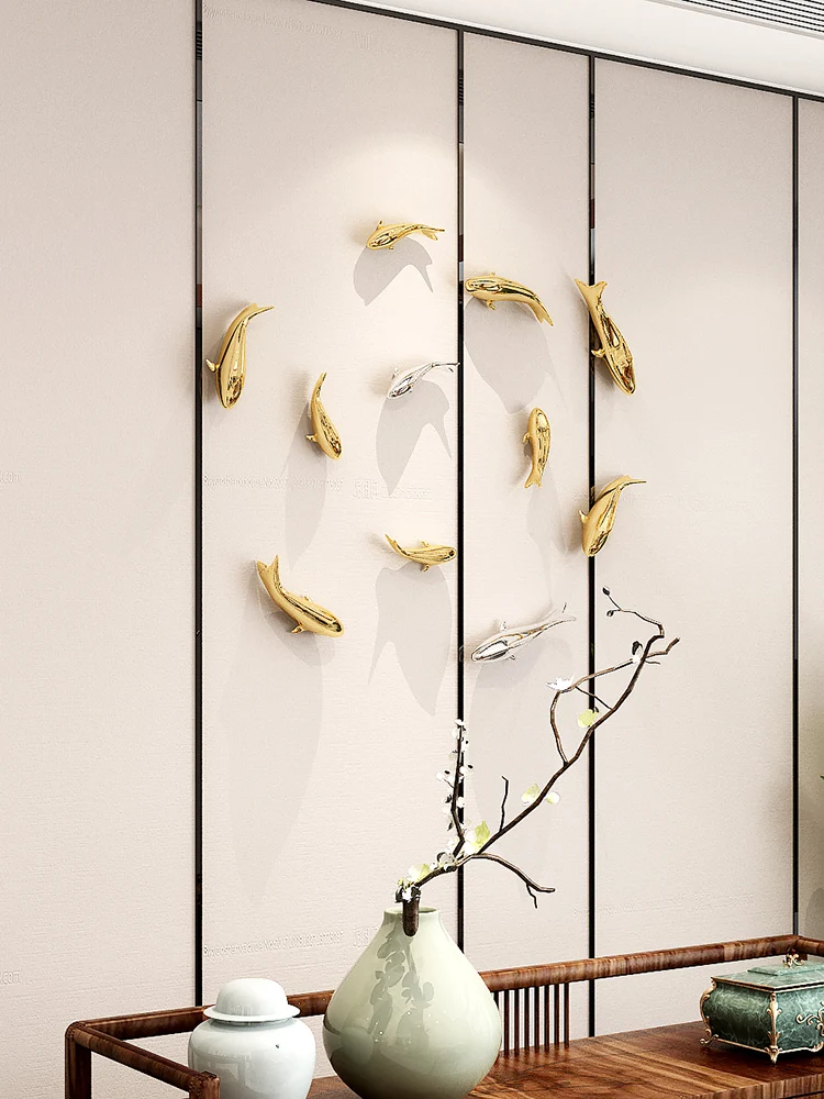 Modern Decorative Wall Art Hand made Fish Wall Hanger with Unique Pattern Wall Hanging