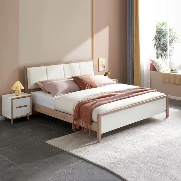 Modern Bedroom Furniture Sets Single King Size Double Wooden Bed Frame