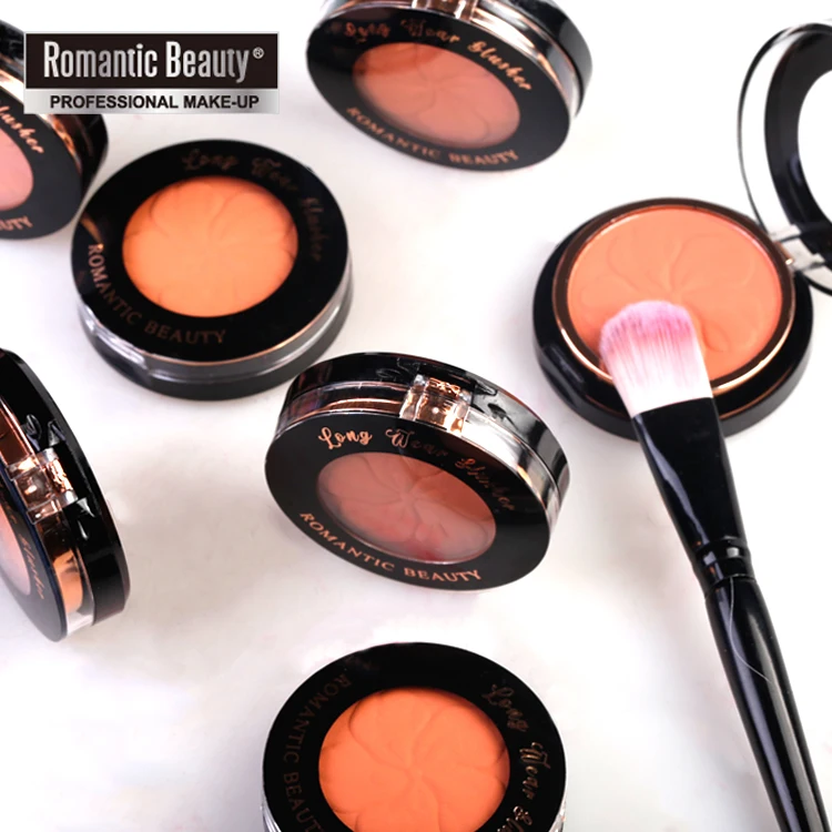 Romantic Beauty Water Color Matte Blush Long Lasting Pigmented Baked Cheek Rouge Natural Glow Powder Face Makeup Cosmetic