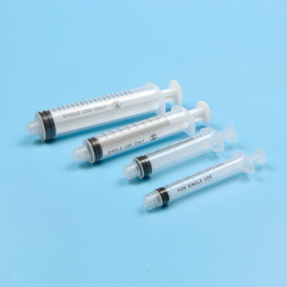 Sterile Medical Disposable Plastic Safety Vaccine Luer Lock And Luer Slip Syringes With Needle