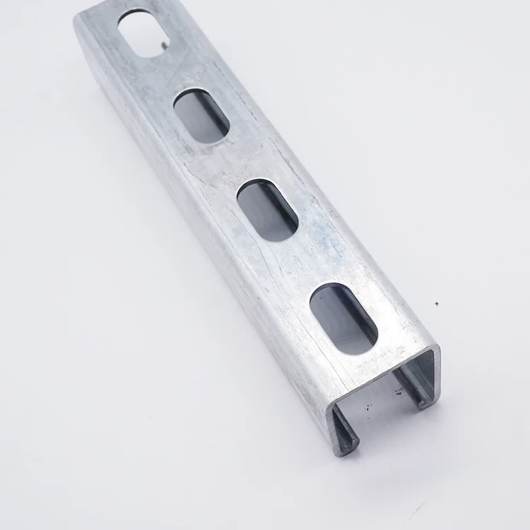  Galvanized punched steel strut channel/galvanized c channel