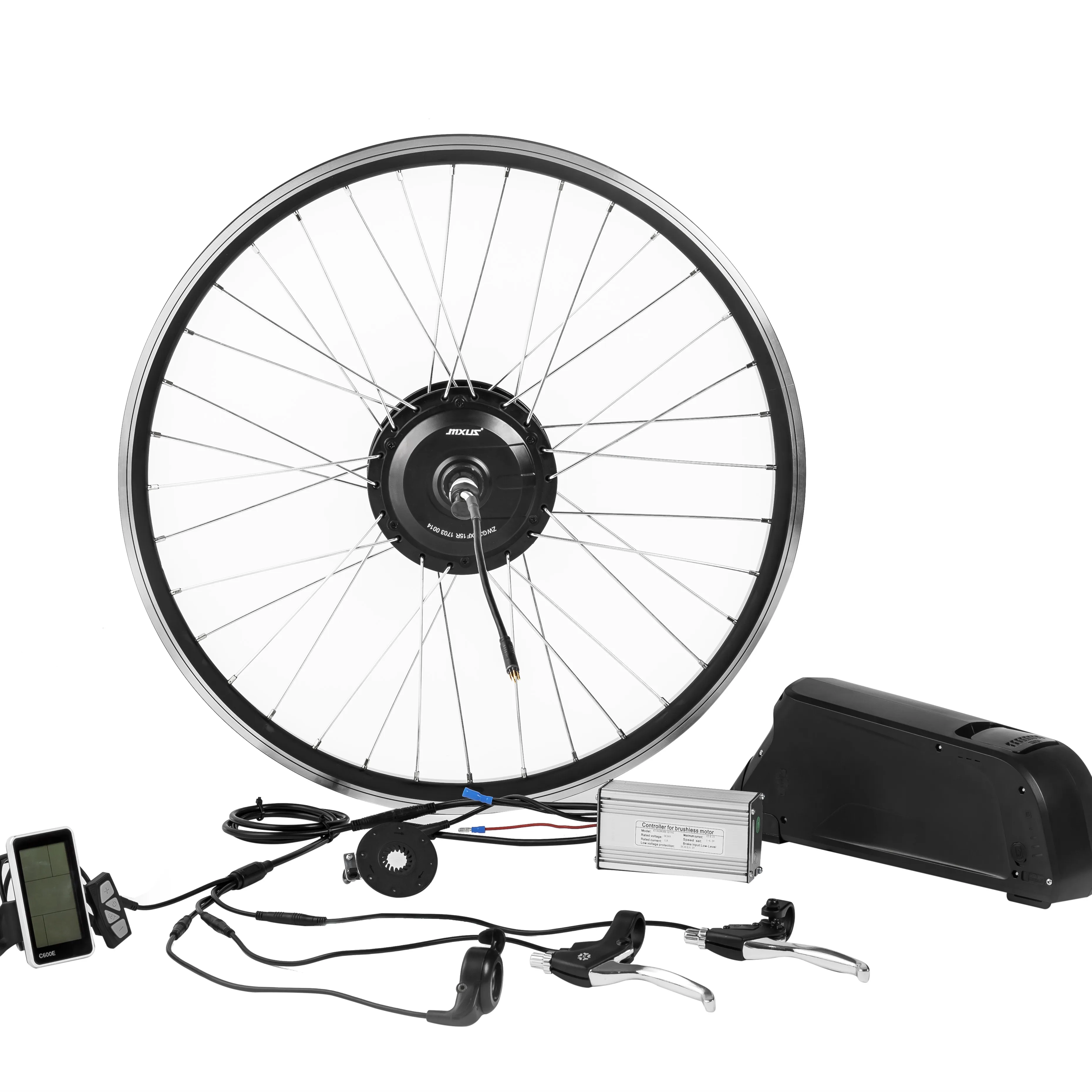 
26 inch wheel 36V350W hub Front brushless bicycle motor conversion kit 