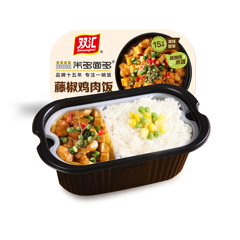 Оптовая продажа суперрисовый ротанговый перец курица САМОНАГРЕВАЮЩАЯСЯ рисовая мука изолированный мгновенный