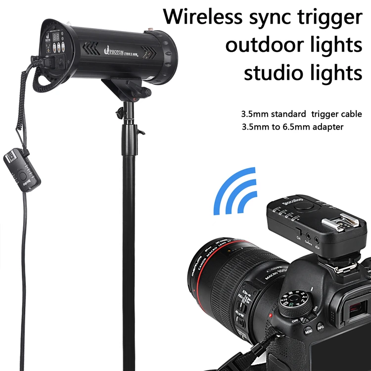 Wireless Flash Trigger set For Canon Nikon Sony camera Flash Speedlite Transmitter Receiver wireless shutter
