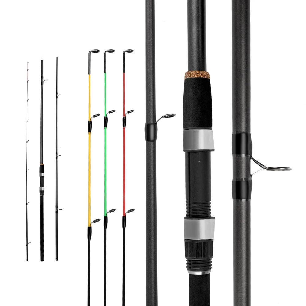 Popularly Priced 3+3 Section Carbon Fishing Rod Well-Received Hardness for River Fishing