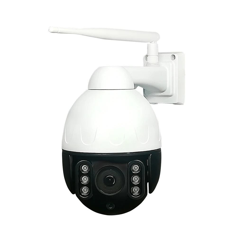 WESECUU Outdoor Ptz Speed Dome Wireless Ip Camera Street Garden Wifi Cctv Camera Zoom IR Surveillance P2p Home Security Camera