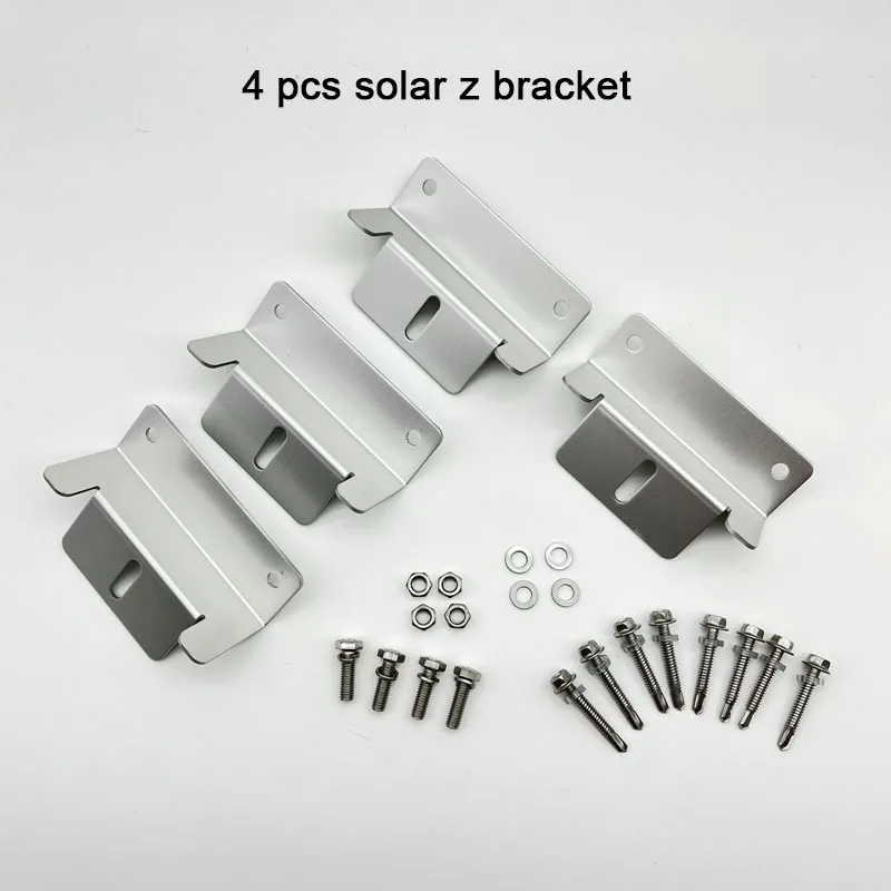 solar ballasted roof mounting systems mounting system solar panel for home complete kit  RV bracket Z Brackets
