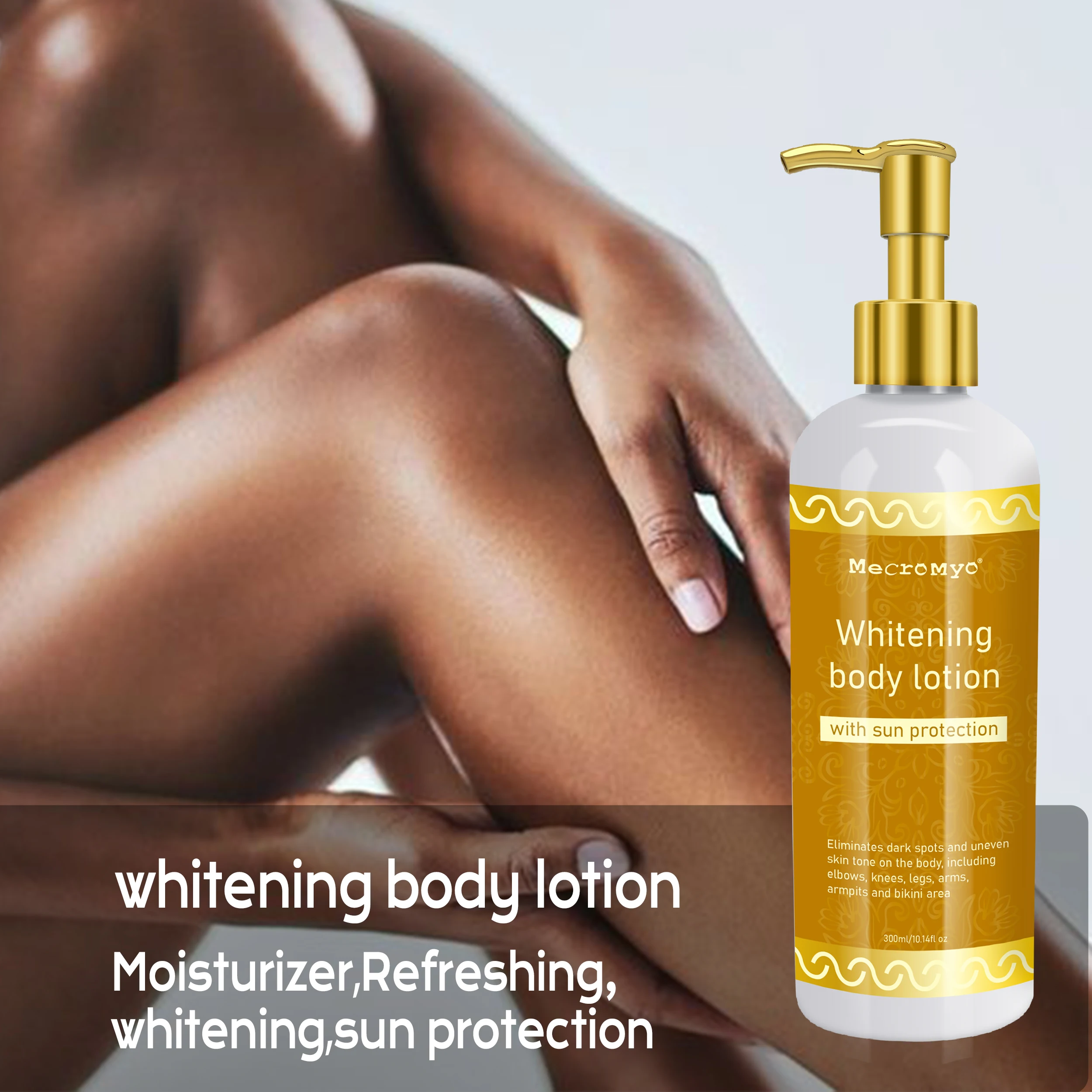 OEM/ODM Private Label Natural Skin Whitening Body Lotion For Black Skin Sun Protection Body Lotion