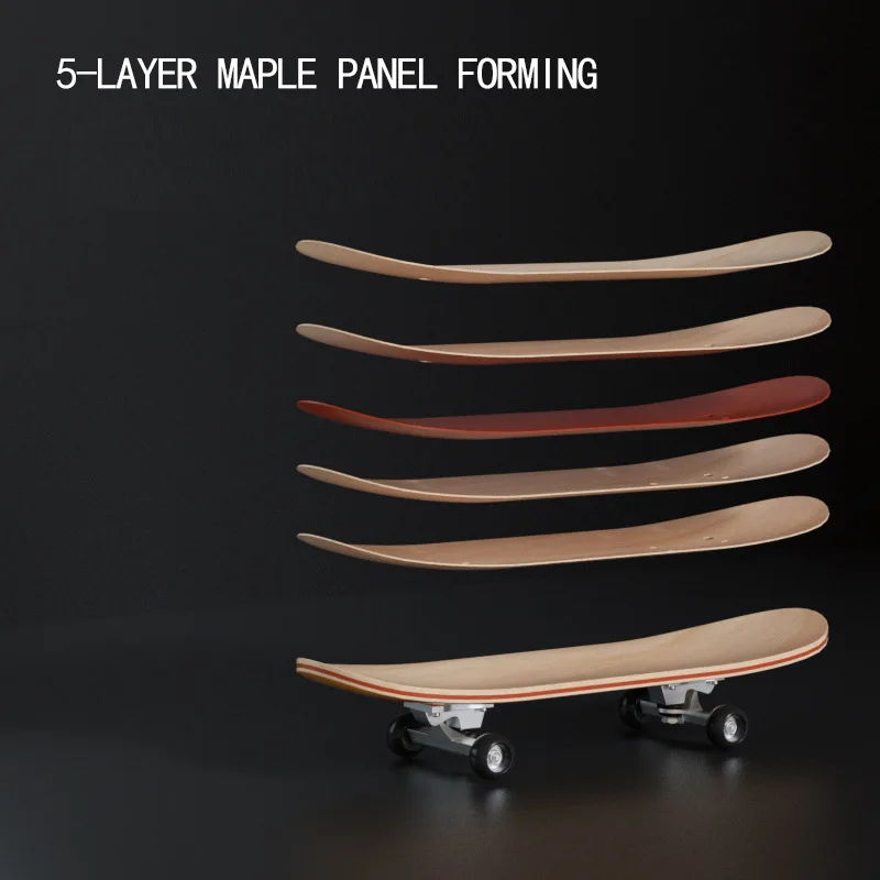 Finger skateboard with bearings professional grade five-layer maple fingertip skateboard board decompression toy Fingerboard