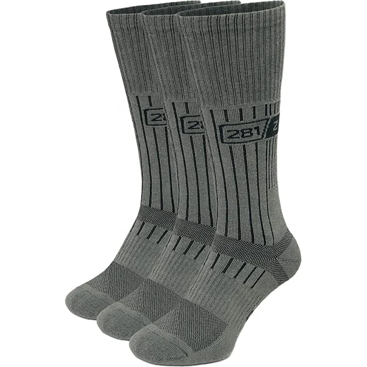 Custom design logo oem Merino 20% and 50% and 100% Wool Hiking Socks for Men & Women
