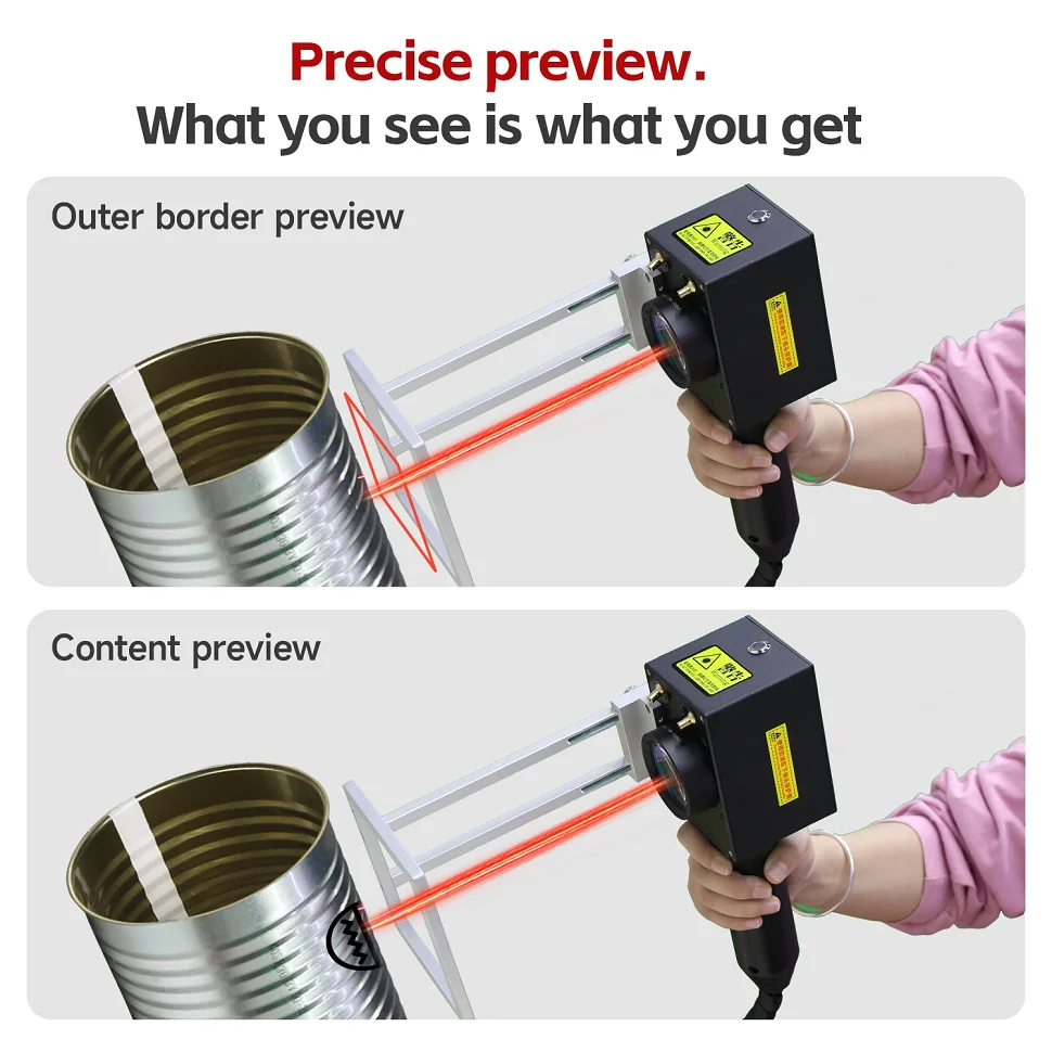 Handheld Laser Marking Machine Desktop Mini Fiber Laser Marker for Metal