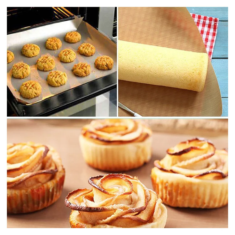 Barbecue Supplies Tools 40*33cm BBQ Grill Mesh Mat Non-Stick Cooking PTFE Mesh Grill Mats