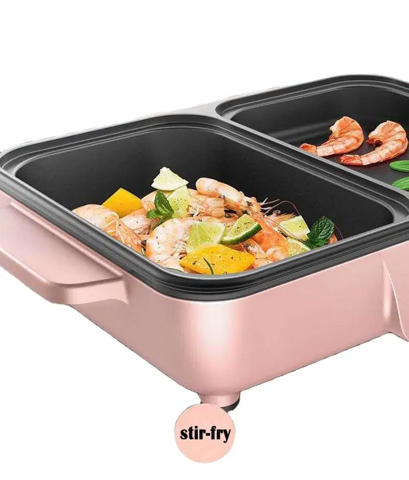 Best Selling Electric Bbq Grill Hot Pot Customized Electric Grill With Hot Pot