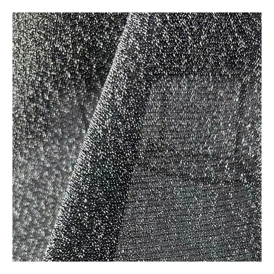 Metallic Fabric Lurex 100% Polyester Knit Shiny Fabric For Dress Stage Wear Fashion Design