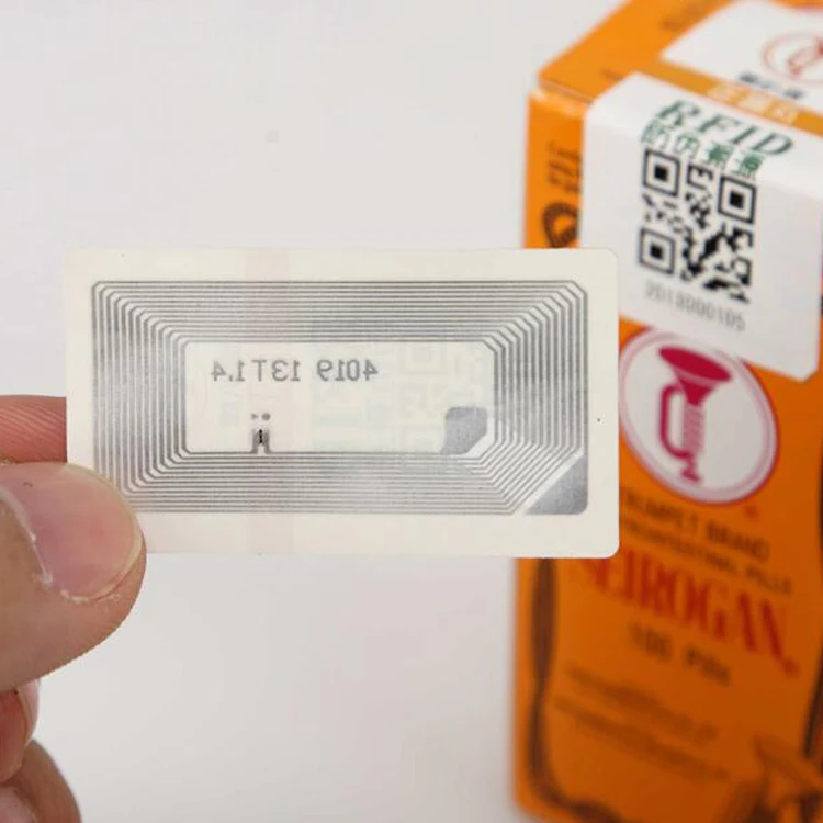 Rfid Luxury Label Anti Fake Sticker Jewelry Label Uhf Anti-theft Temper Proof Label Tag