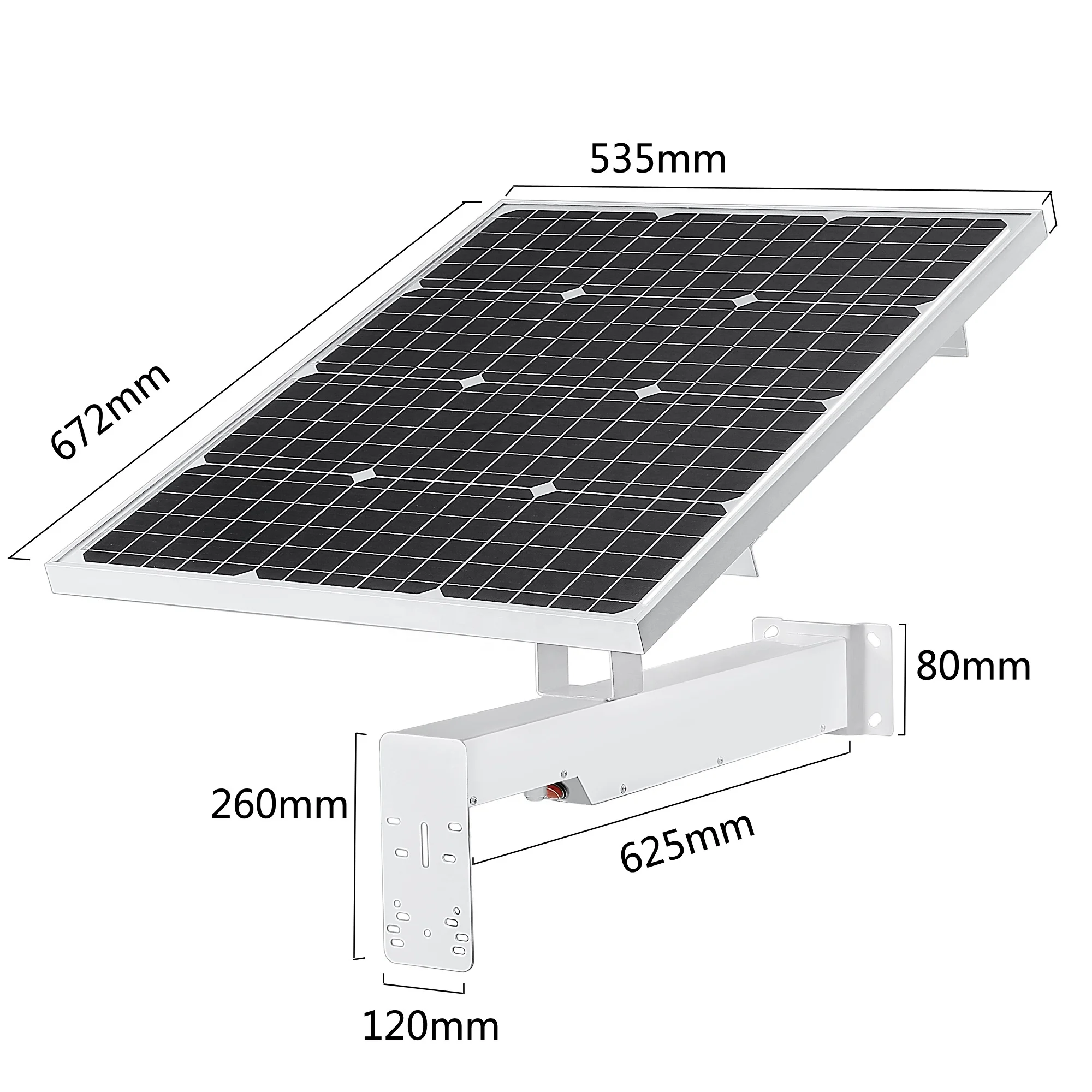 Портативная Гибкая солнечная панель монокристаллическая силиконовая с алюминиевой рамкой 12 В постоянного тока 18 60