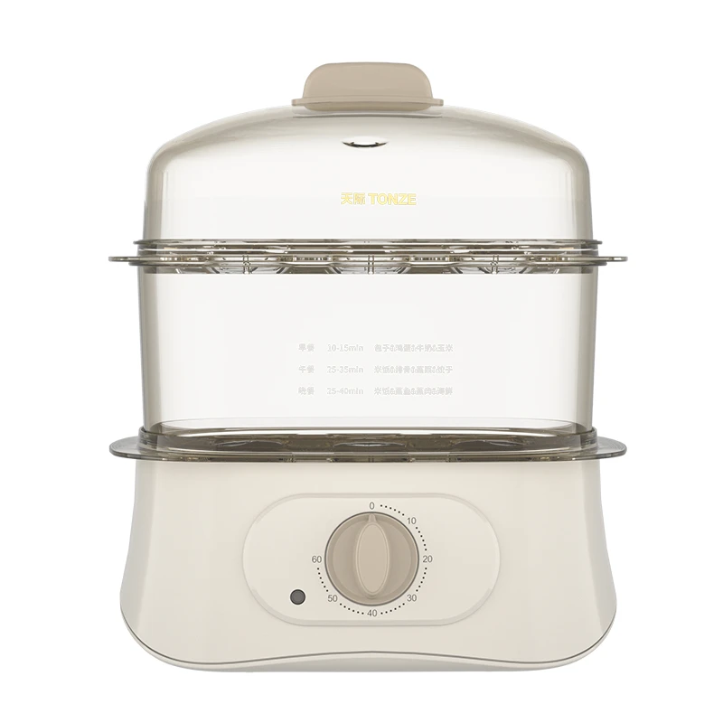 Двухслойный яичный котел электрический пароход для овощей