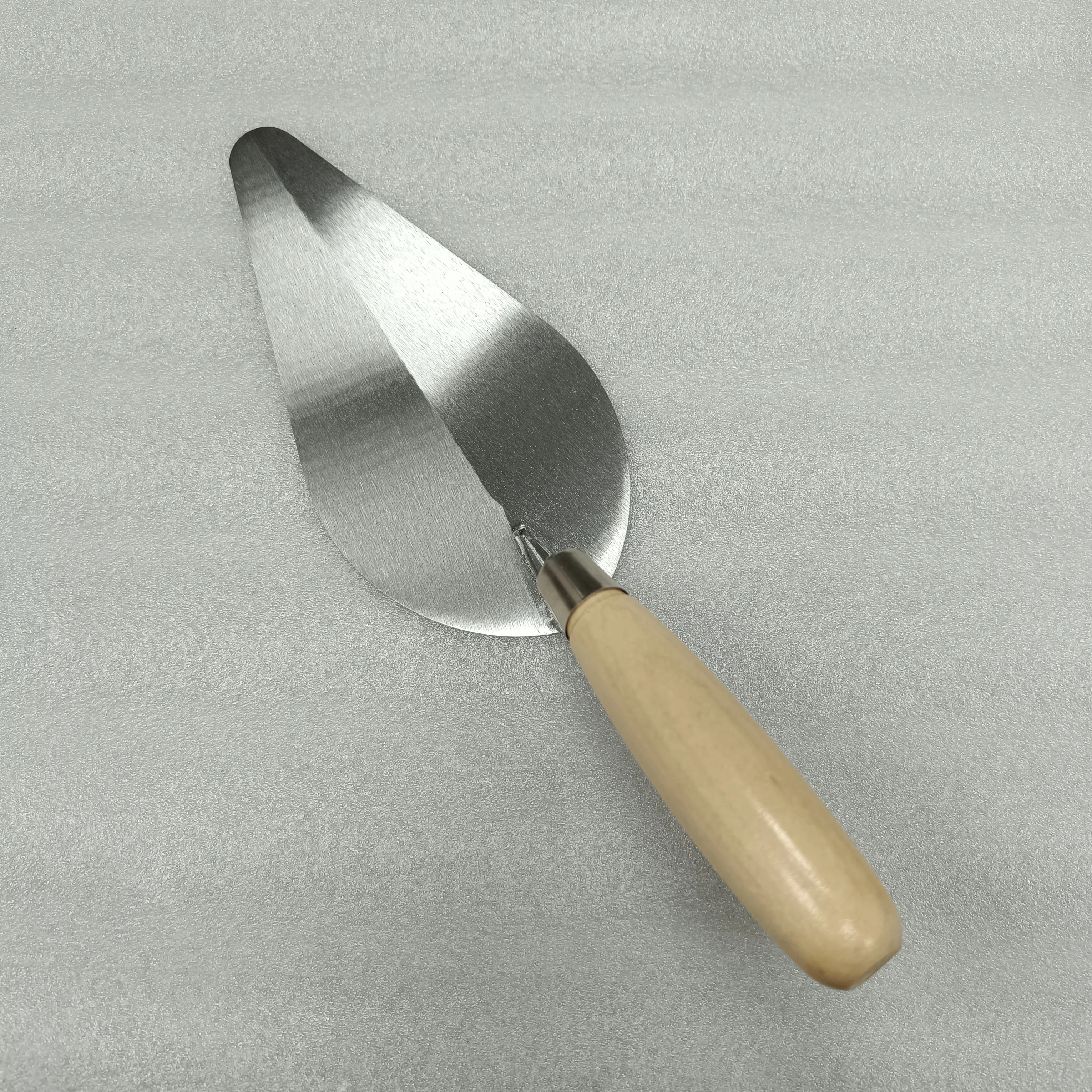 6 Inch Economic Type Trowel Carbon Steel Blade with Wooden Handle Bricklaying Trowel