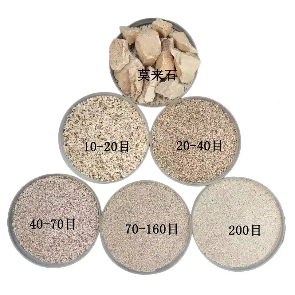Factory customized 16 30 60 200 mesh mullite sand For Investment Casting