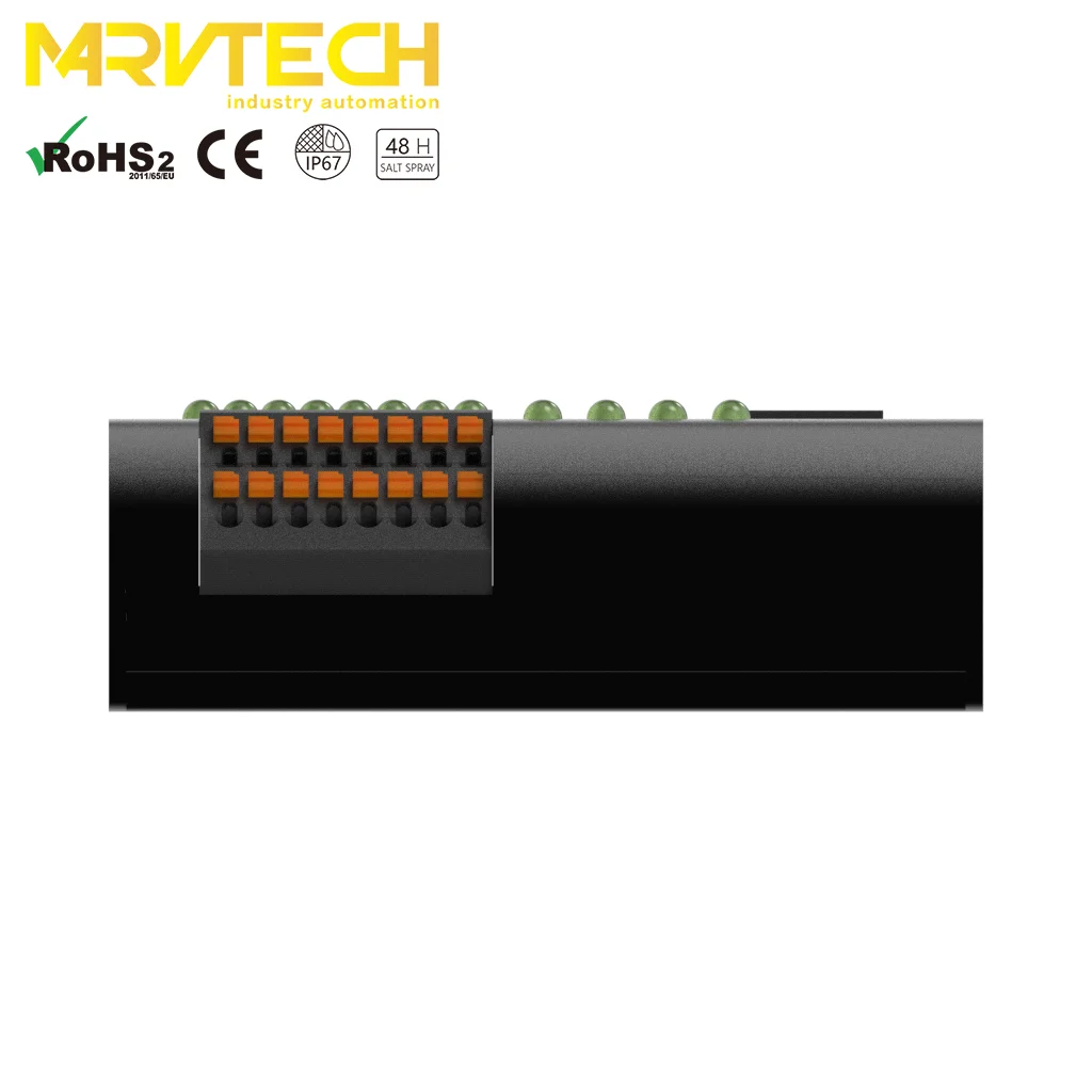 Marvtech IP20 16-канальный видеорегистратор индивидуальных Fieldbus сетевой модуль с Пружинные