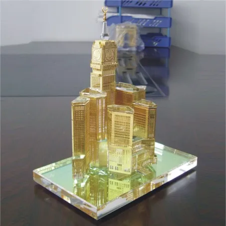 Saudi Arabia Makkah building model clock tower crystal
