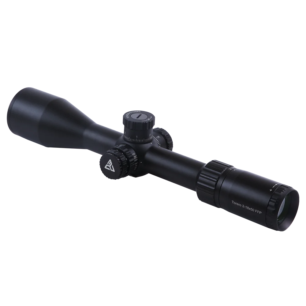 Red Win HD Torero 3-18X50 FFP 30mm 1/10 Turret Zero Lock Adjust High Profile 6 Level Red Illumination Hunting Scope