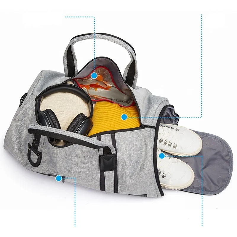 Спортивные сумки для спортзала с мокрым карманом и отделением для обуви для мужчин и женщин CF1811