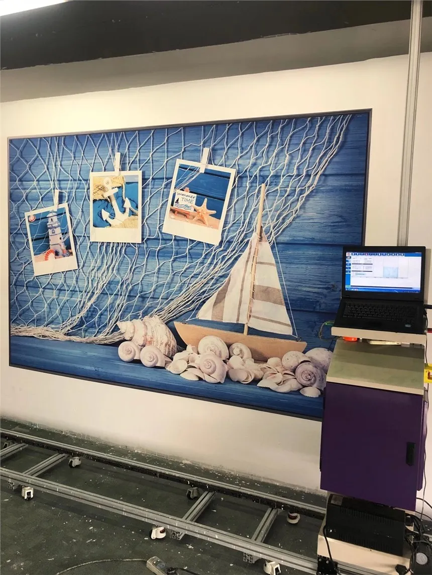 3d Vertical Mural Uv Wall Inkjet Printer Wall and Floor 2 in 1 Printer for Ceramic Tile Provided Automatic 70 UV Ink Multi Color