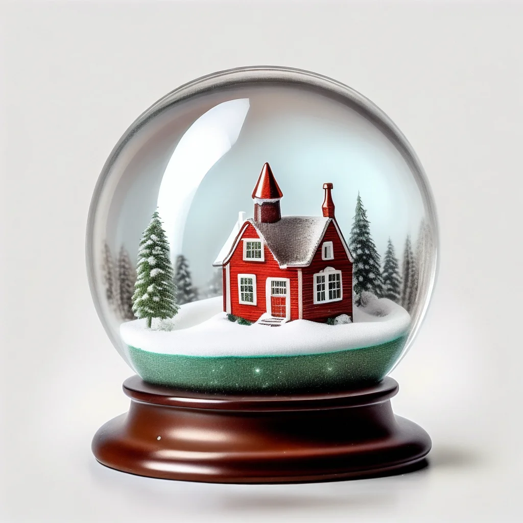 Custom Resin Souvenir Water Glass80mm  Globe New Year Add LED Music Automatic Snow Functions Resin Snow Globe