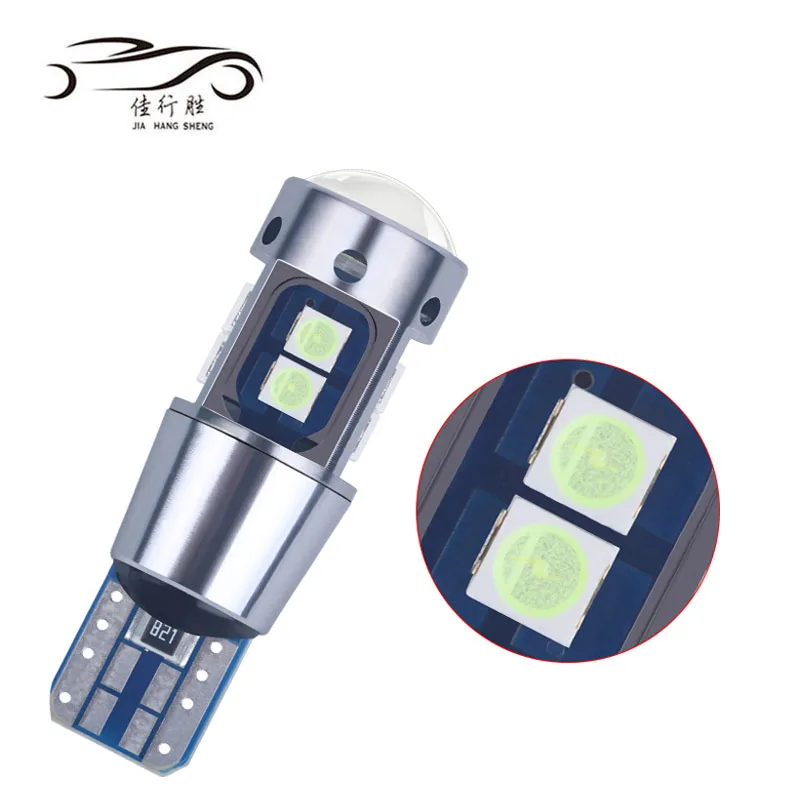 Can-bus T10 3030 10SMD светодиодные лампы 168 192 W5W ошибок лампа 7 видов цветов номерной знак ширина для чтения