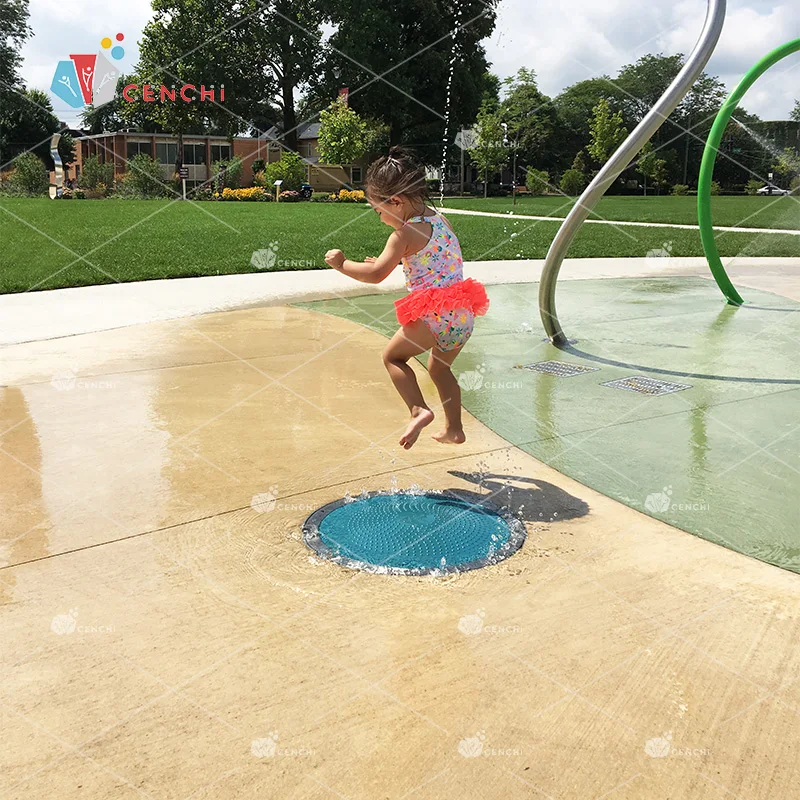 Cenchi amusement residential kindergarten camping interactive splash park playground public outdoor children swing facility