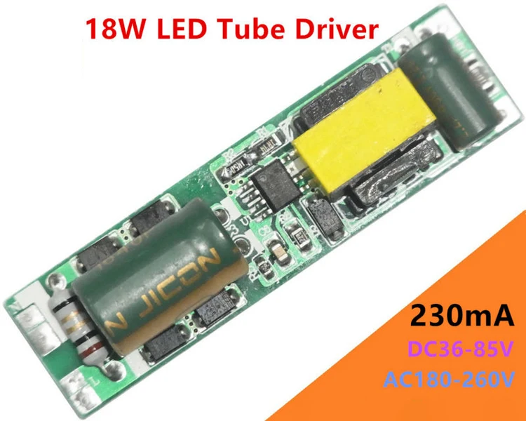 8W 12W 15W 18W 24W 150mA 100mA  230ma 250ma 280ma T8 constant current driver led tube light driver t5 led driver