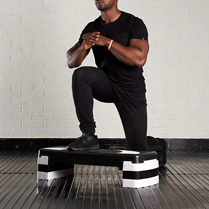 Steps Square Training Adjustable Gym Sports Fitness Exercise Aerobic Stepper