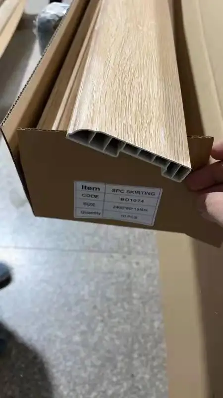 SPC Skirting Flooring accessories for flooring decoration