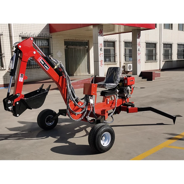 Китай завод высокая эффективность мини Towable Atv экскаватор-погрузчик 13.5hp 9hp 15hp двигатель мощность буксируемая экскаватор с