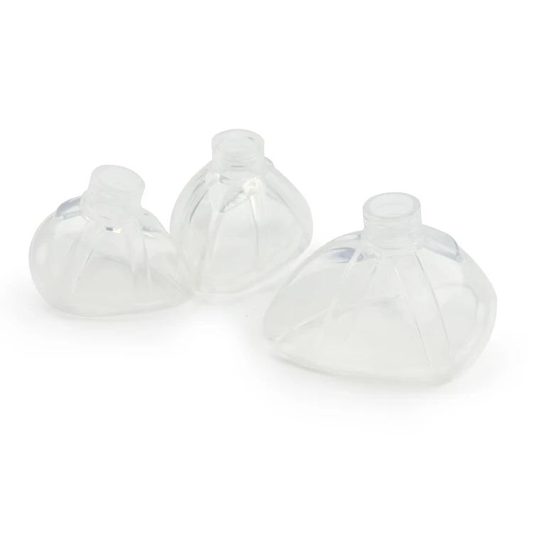 Orcl Wholesale Non-toxic Disposable Black Anesthesia Breathing Face Mask Inflatable