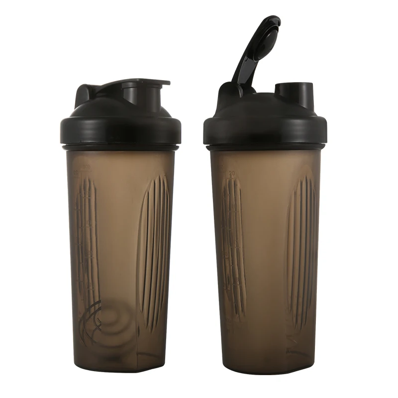 600ml transparent custom protein shaker bottle shake mixer bottle blender water bottle