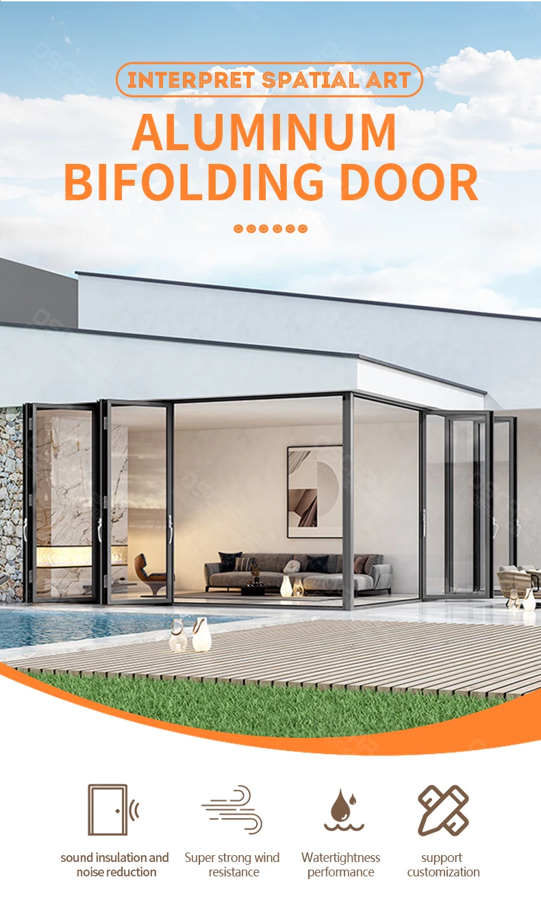 Panoramic Unobstructed Aluminum Folding Door System