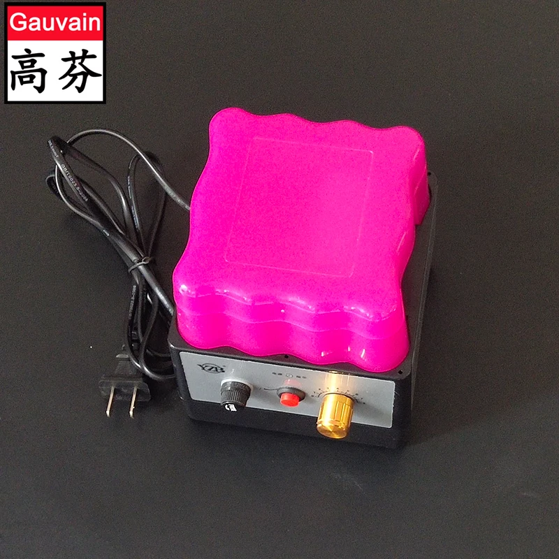 
Single Side Leather Edge Dyeing Box Machine with iron lid for Belt Bags Making 