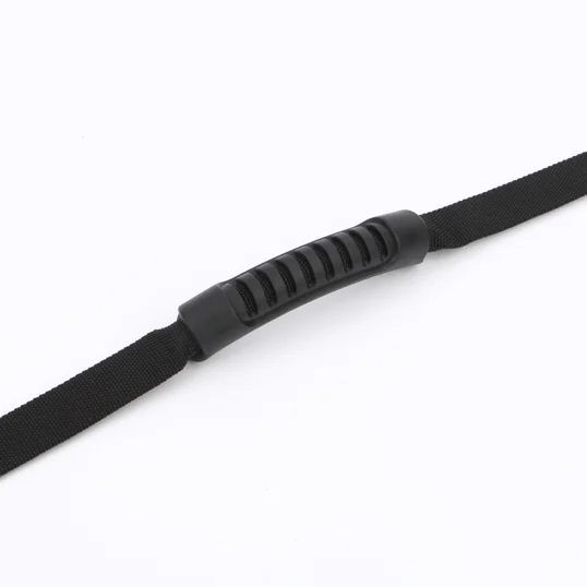 Customized Logo PVC Rubber Plastic Webbing Strap Carry Pull Handle for Tactical Backpack Camera Bag