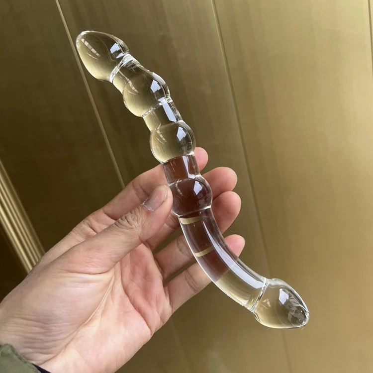 smooth . glass dildo  for . Prostate G SPOT Massager sex toy for women or men