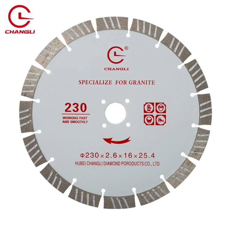 230mm 9inch Granite Sintered diamond disc circular cutting blades for concrete sandstone diamond saw blades