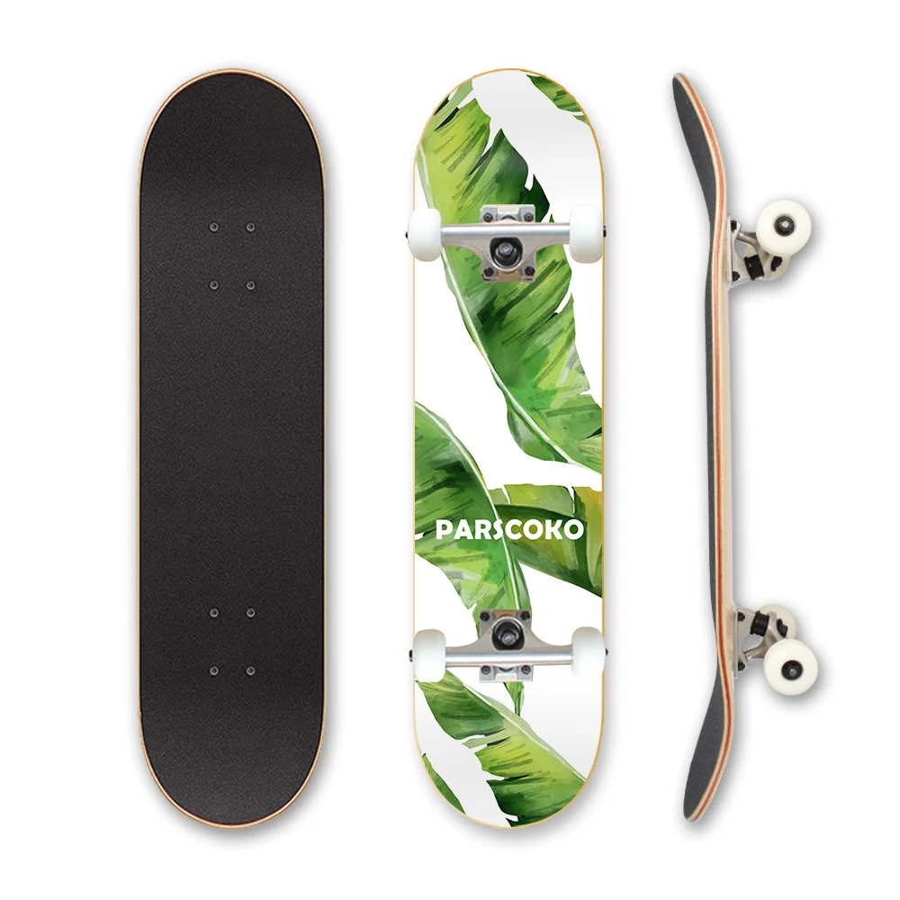 8.25 inch pro quality 7ply Canadian maple custom graphic complete skateboard for kids